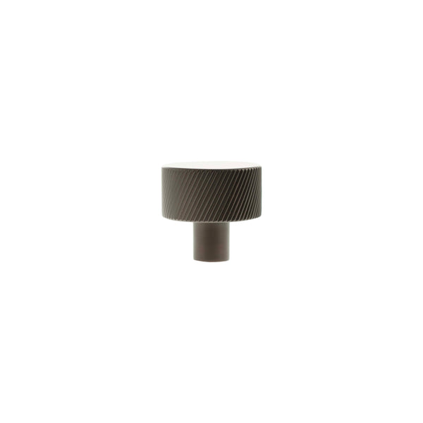 Millhouse Brass Paddington Spiral Round Cabinet Knob Handle - Urban Dark Bronze - MHCS1532UDB - Choice Handles