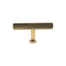 Millhouse Brass Paddington Spiral T-Bar Cabinet Knob Handle - Antique Brass - MHCS1675AB - Choice Handles