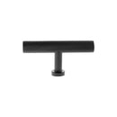 Millhouse Brass Paddington Spiral T-Bar Cabinet Knob Handle - Matt Black - MHCS1675MB - Choice Handles