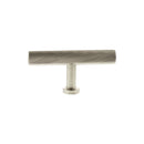 Millhouse Brass Paddington Spiral T-Bar Cabinet Knob Handle - Satin Nickel - MHCS1675SN - Choice Handles