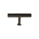 Millhouse Brass Paddington Spiral T-Bar Cabinet Knob Handle - Urban Dark Bronze - MHCS1675UDB - Choice Handles