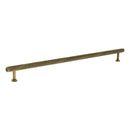 Millhouse Brass Paddington Spiral T-Bar Cabinet Pull Handle 320mm - Antique Brass - MHCS17320AB - Choice Handles