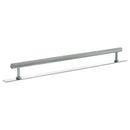 Millhouse Brass Paddington Spiral T-Bar Cabinet Pull Handle on Backplate 320mm - Polished Chrome - MHCSB17320PC - Choice Handles