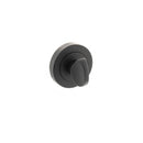 Millhouse Brass WC Turn and Release on Round Rose - Matt Black - MHRWCMB - Choice Handles