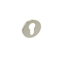 Millhouse Brass Euro Escutcheons on 5mm Slimline Round Rose - Polished Nickel - MHSREPN - Choice Handles