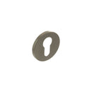 Millhouse Brass Euro Escutcheons on 5mm Slimline Round Rose - Satin Nickel - MHSRESN - Choice Handles