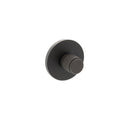 Millhouse Brass Knurled WC Turn and Release on 5mm Slimline Round Rose - Urban Dark Bronze - MHSRKWCUDB - Choice Handles