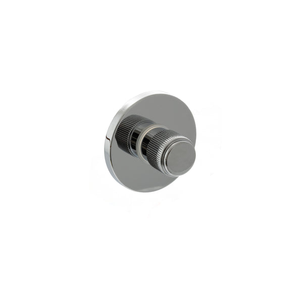 Millhouse Brass Linear WC Turn and Release on 5mm Slimline Round Rose - Polished Chrome - MHSRLWCPC