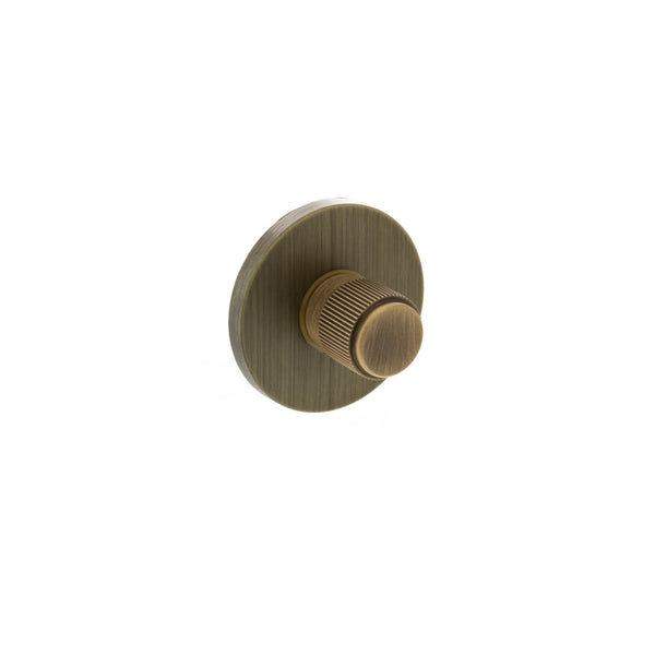 Millhouse Brass Linear WC Turn and Release on 5mm Slimline Round Rose - Yester Bronze - MHSRLWCYB