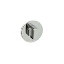 Millhouse Brass WC Turn and Release on 5mm Slimline Round Rose - Polished Chrome - MHSRWCPC - Choice Handles