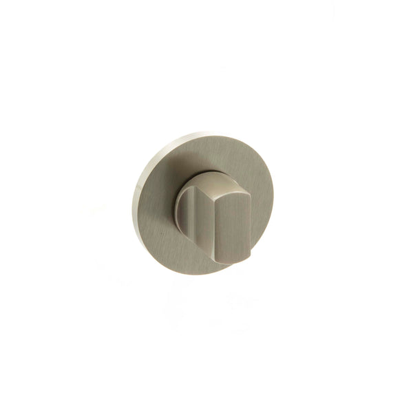 Millhouse Brass WC Turn and Release on 5mm Slimline Round Rose - Satin Nickel - MHSRWCSN