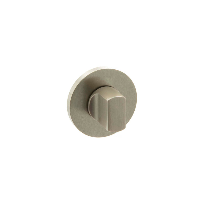 Millhouse Brass WC Turn and Release on 5mm Slimline Round Rose - Satin Nickel - MHSRWCSN