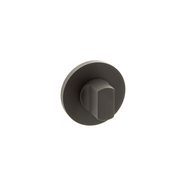 Millhouse Brass WC Turn and Release on 5mm Slimline Round Rose - Urban Dark Bronze - MHSRWCUDB