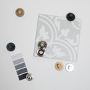 Millhouse Brass Knurled WC Turn and Release on 5mm Slimline Round Rose - Urban Dark Bronze - MHSRKWCUDB - Choice Handles