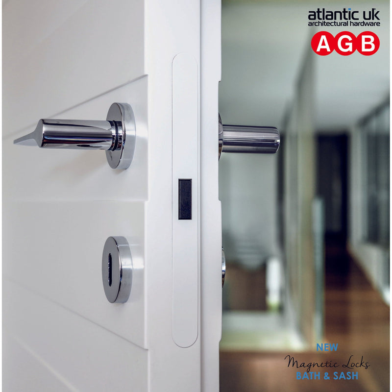 AGB Polaris 2XT Magnetic Euro Profile Sashlock 60mm backset - Satin Chrome - AGB2XTESC