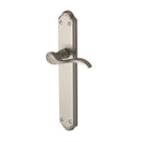 Heritage Brass Door Handle Lever Latch Verona Design Satin Nickel finish - MM827-SN - Choice Handles