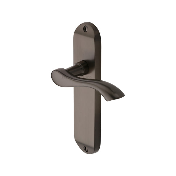 Heritage Brass Door Handle Lever Latch Algarve Design Matt Bronze finish
 - MM927-MB - Choice Handles