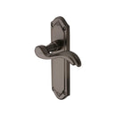Heritage Brass Door Handle Lever Latch Lisboa Design Matt Bronze finish - MM992-MB - Choice Handles
