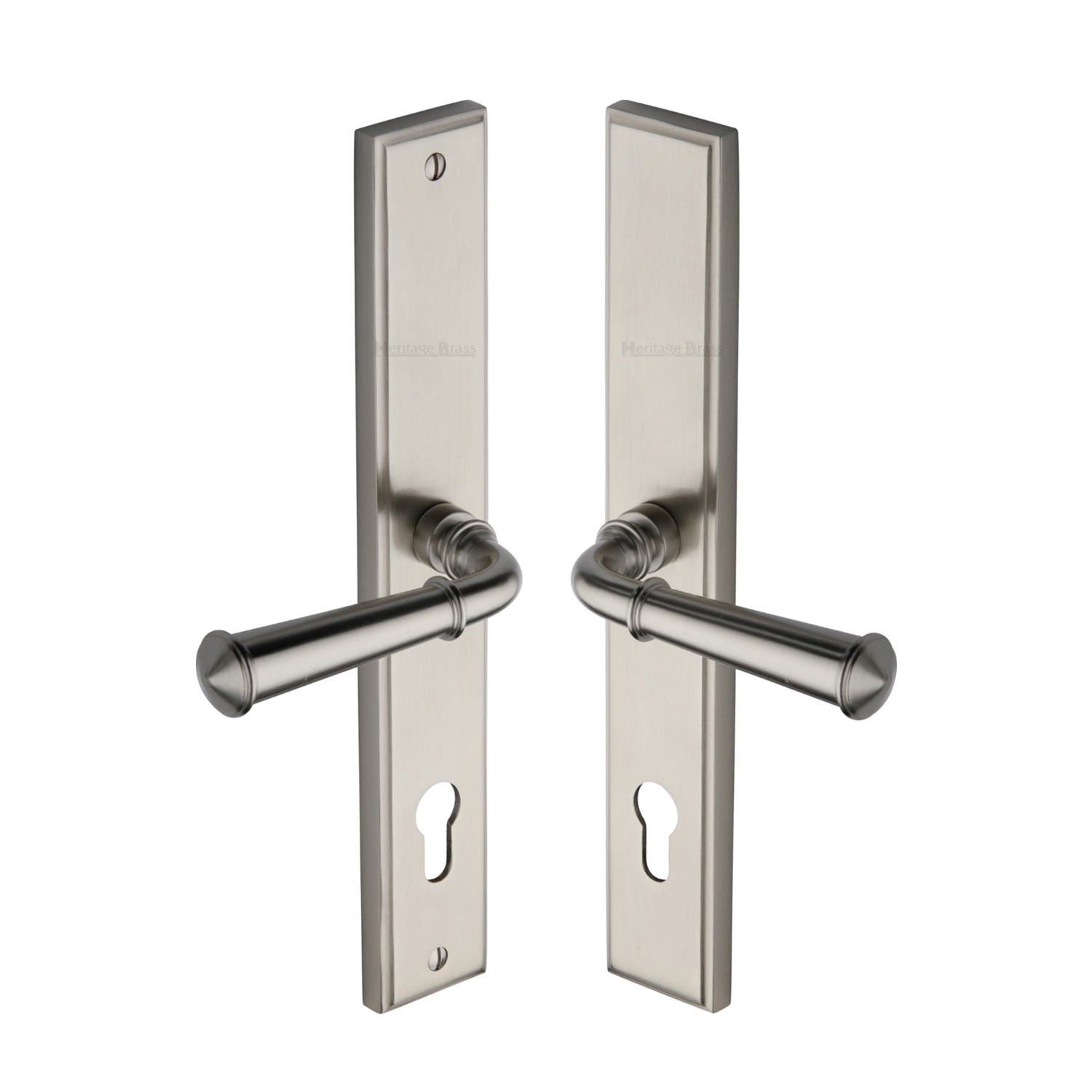 Heritage Brass Multi-Point Door Handle Lever Lock Colonial RH Design S