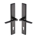 Heritage Brass Multi-Point Door Handle Lever Lock Gio LH Design Matt Bronze finish - MP4189.LH-MB - Choice Handles