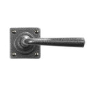 Stonebridge - Pastow Armor Coat ® Forged Steel Lever Handle on Square Rose - NFS601 - Choice Handles