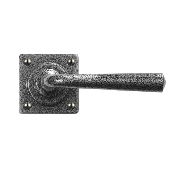 Stonebridge - Pastow Armor Coat ® Forged Steel Lever Handle on Square Rose - NFS601 - Choice Handles