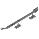 Stonebridge - Pastow Armor Coat ® Forged Steel Casement Stay (12" / 300mm) - NFS802 - Choice Handles