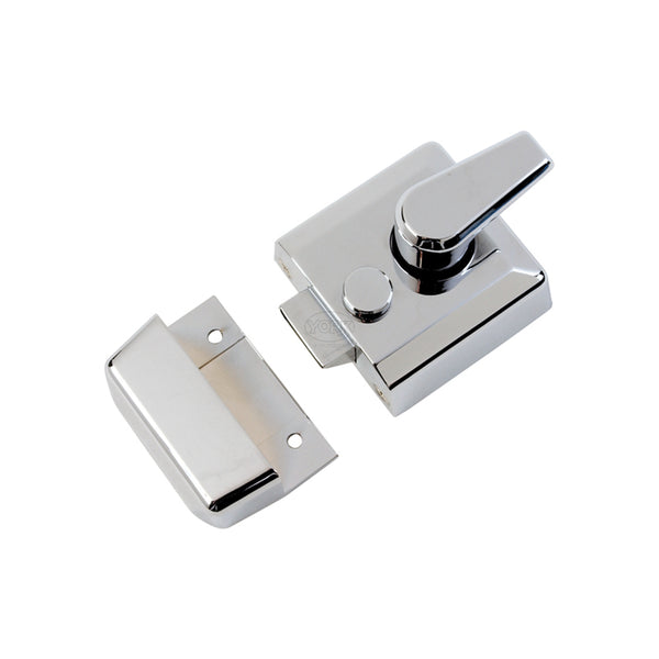 60mm Std. Nightlatch Polished Chrome Finish
 - NL3060-PC