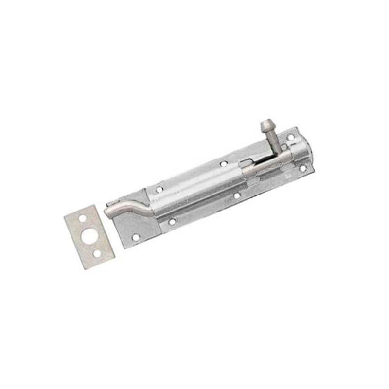 Spira Brass - Bolt Through Tubular latch CE 4" - 100mm  - Polished Nickel - LAL0083PN - Choice Handles