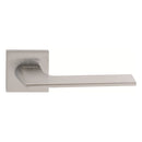 Oro&Oro Unica Lever Door Handle on Square Rose - Satin Chrome - O6515ESC - Choice Handles
