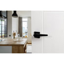 Oro&Oro Skywalker Lever Door Handle on Square Rose - Matt Black - O8015EMB - Choice Handles