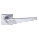 Oro&Oro Skywalker Lever Door Handle on Square Rose - Satin Chrome - O8015ESC - Choice Handles