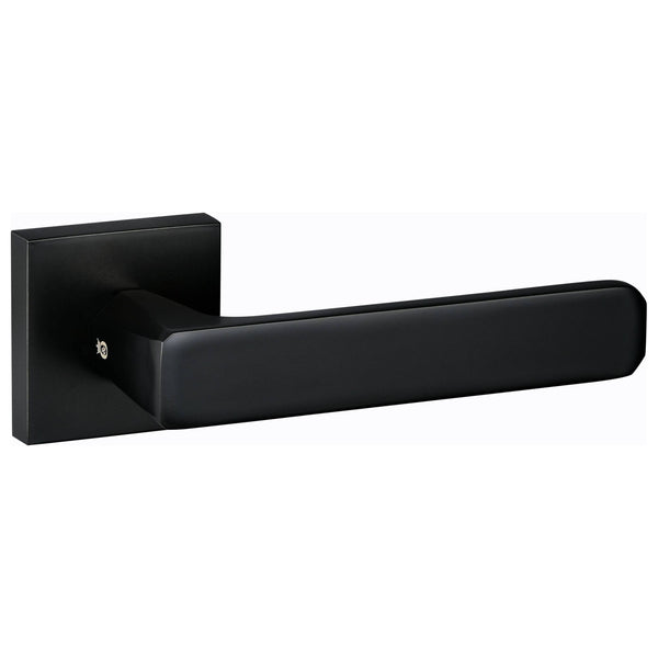Oro&Oro Galassia Lever Door Handle on Square Rose - Matt Black - O10815EMB