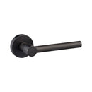 SPECIAL ORDER Oro&Oro Stradi Lever Door Handle on Round Rose - Matt Black - O10917EMB - Choice Handles