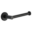 Oxford Wall Mounted Toilet Roll Holder. Black Finish - OXF-PAPER-BLK - Choice Handles