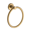 Oxford Wall Mounted Towel Ring, Towel Holder for Kitchen and Bathroom. Satin Brass finish - OXF-RING-SB - Choice Handles