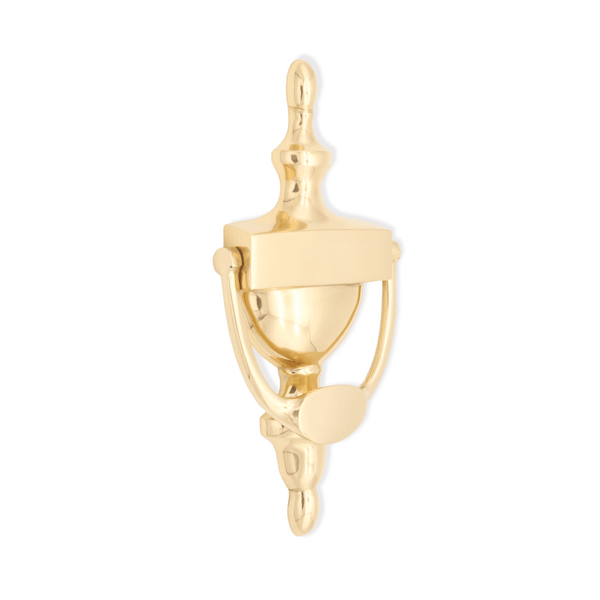 Spira Brass - Victorian Door Knocker 200mm  - Polished Brass - SB4107PB - Choice Handles