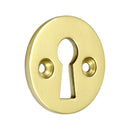 Prima - Open Door Keyhole Escutcheon  32mm - Polished Brass - PB104