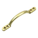Prima - Window Sash Handle 120mm x 13mm - Polished Brass - PB117B