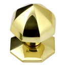 Prima - Umbrella Centre Door Knob - Polished Brass - PB12A