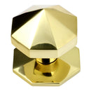 Prima - Carousel Centre Door Knob - Unlacquered Brass - UNL12B