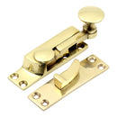 Prima - Window Quadrant Fastener - Polished Brass - PB133