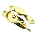 Prima - Window Fitch Fastener 64mm x 27mm - Polished Brass - PB134