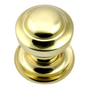 Prima - Tiered Centre Door Knob - Polished Brass - PB14