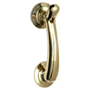 Prima - Bow Front Door Knocker 135mm x 42mm - Polished Brass - PB2005