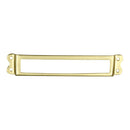 Prima - Card / Label Frames 90mm x 17mm - Polished Brass - PB2008C