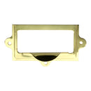 Prima - Card / Label Frames 101mm x 54mm - Polished Brass - PB2008E