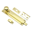 Prima - Straight Door Bolt 205mm x 39mm - Polished Brass - PB2017B