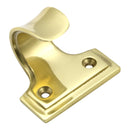 Prima - Window Tudor Curled Sash Lift 50mm x 47mm - Polished Brass - PB2021