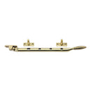Prima - Window Beehive Casement Stay 300mm Long - Polished Brass - PB2022C